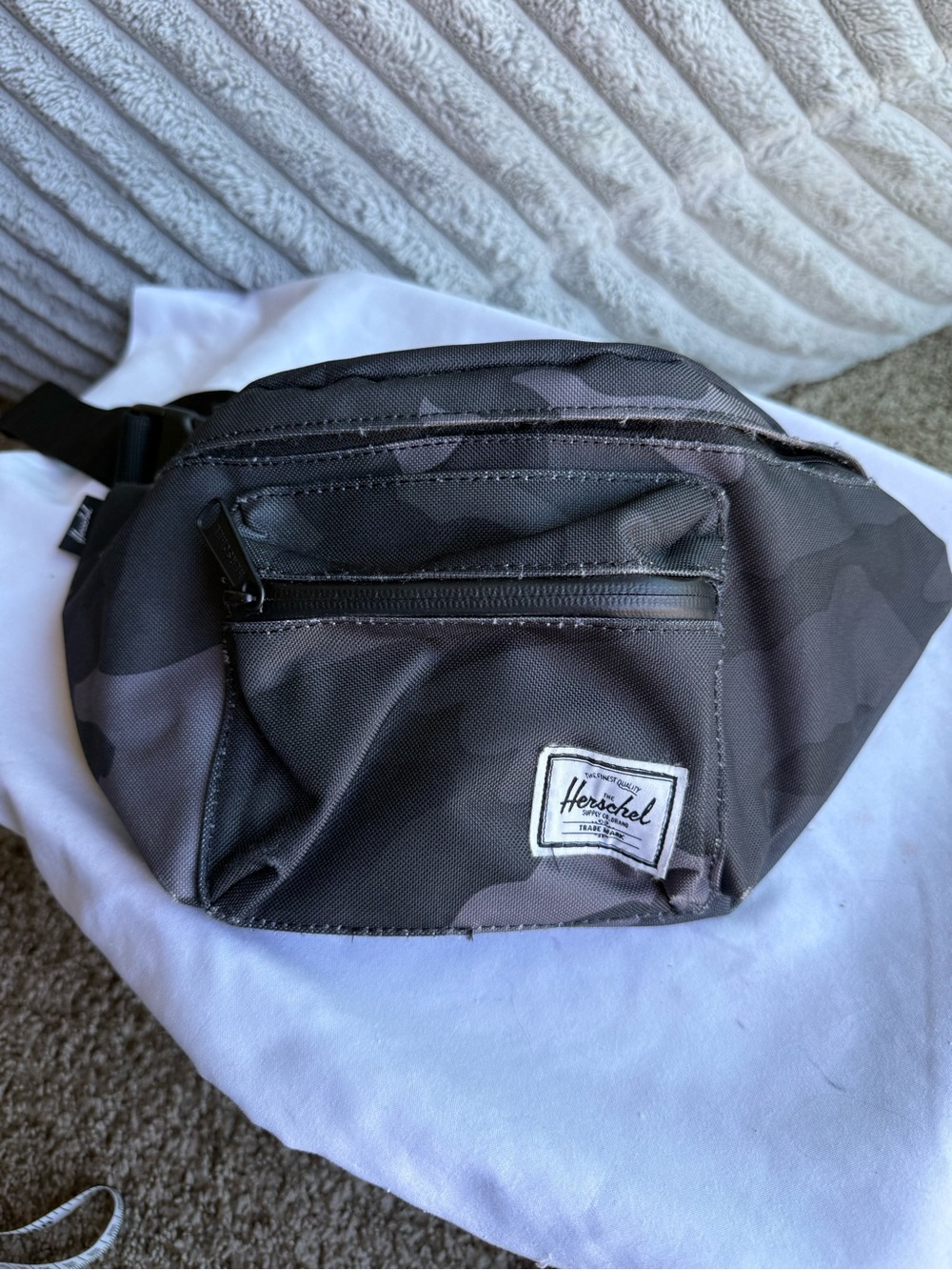 Herschel Grey Camo Hip Pack Fanny Pack